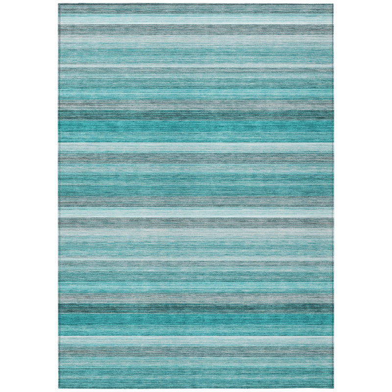 Tapis intérieur / extérieur Kinslee, Rectangle 5 pi x 7 pi 6 po
