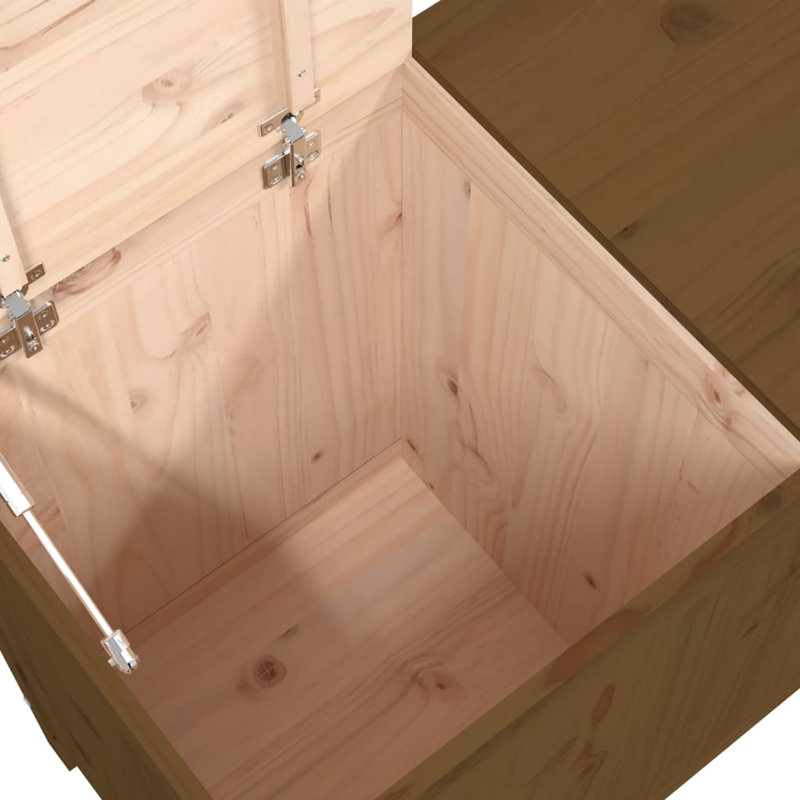 Wood Laundry Sorter, Honey Brown