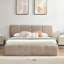 Steinbach Hydraulic Lift Up Storage Upholstered Platform Bed with Low Profile Bed Frame-976444980-976444983