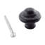 Poignées de meuble-lavabo noires en fer forgé Colonial Design Renovators