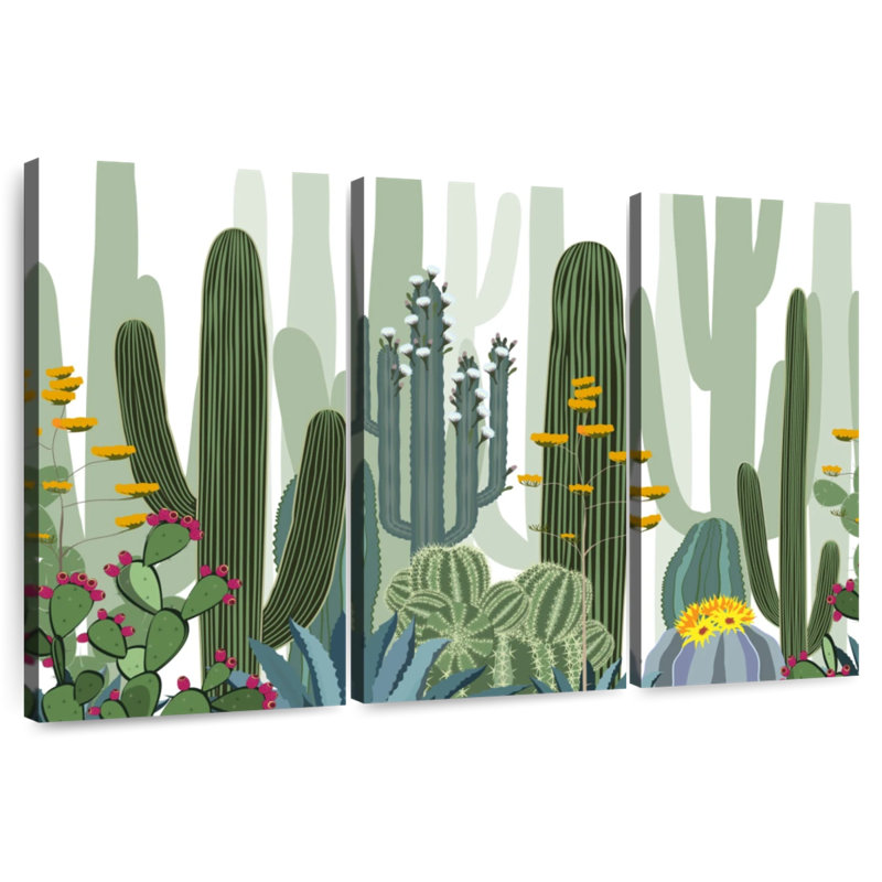 Harnek Desert Cactus Pattern, 20" H x 33" W