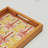Pink Summer Handcrafted Mango Wood Serving Tray