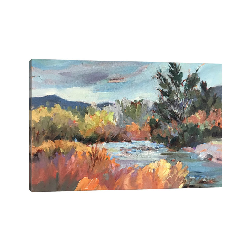 Untitled New Mexico Landscape 1 Piece Wall Art on Canvas, 45.72 cm H x 66.04 cm W x 1.905 cm D, Does Not Apply
