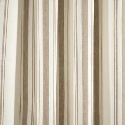 Cotton Blend Semi Sheer Curtain Pair