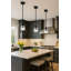  Alonsa - Luminaire suspendu - Finition noir mat - Verre côtelé transparent-2117410899