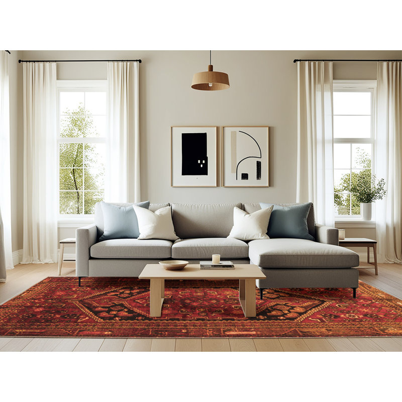 Tapis orange, Rectangle 6 pi x 9 pi