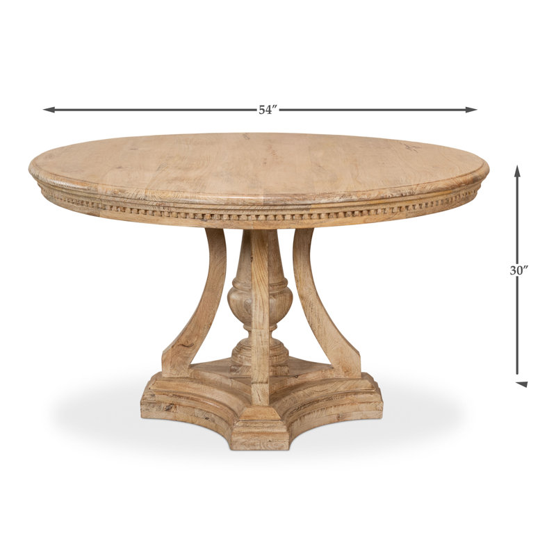Chantal Round Solid Wood Dining Table