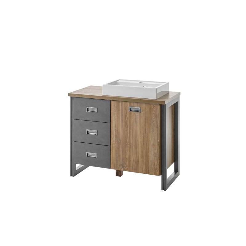 Kennemer Vanity & Mirror Set