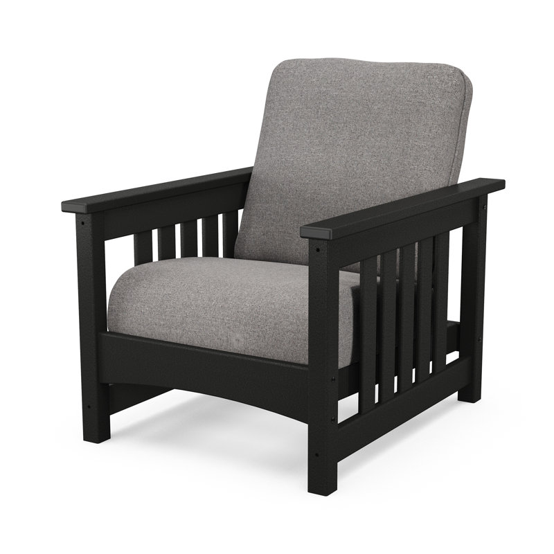 Fauteuil club Mission, Noir, Noir