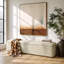 Banc de rangement moderne rembourré de 70 pouces-1887539210