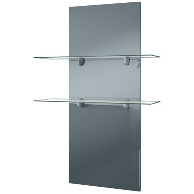 Mccrea 2 -Piece Glass Floating Shelf