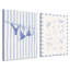 2 Piece Wrapped Canvas Print-535496891