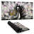 Beautiful spotted peacock - 15.75"x31.50" Desk mat