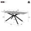 Extendable Dining Table Black With Desktop-370463816
