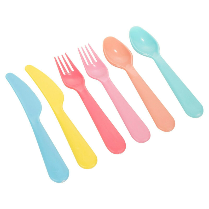 Antesha Colourful 18 Piece Cutlery Set, Service for 6