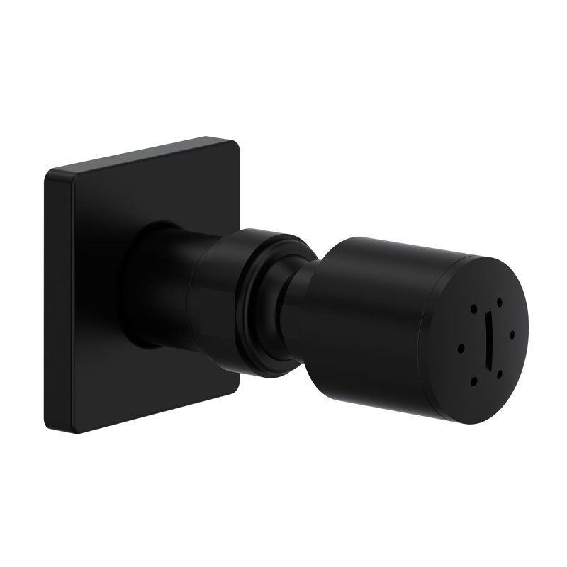 Rohl Single Function Body Spray, Matte Black