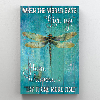 " Dragonfly Hope Whispers "
