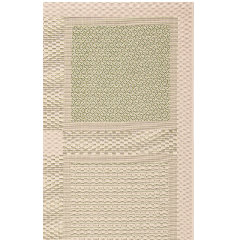 Tapis d'intérieur / extérieur à motif géométrique Stevison Performance, Rectangle 9 pi x 12 pi