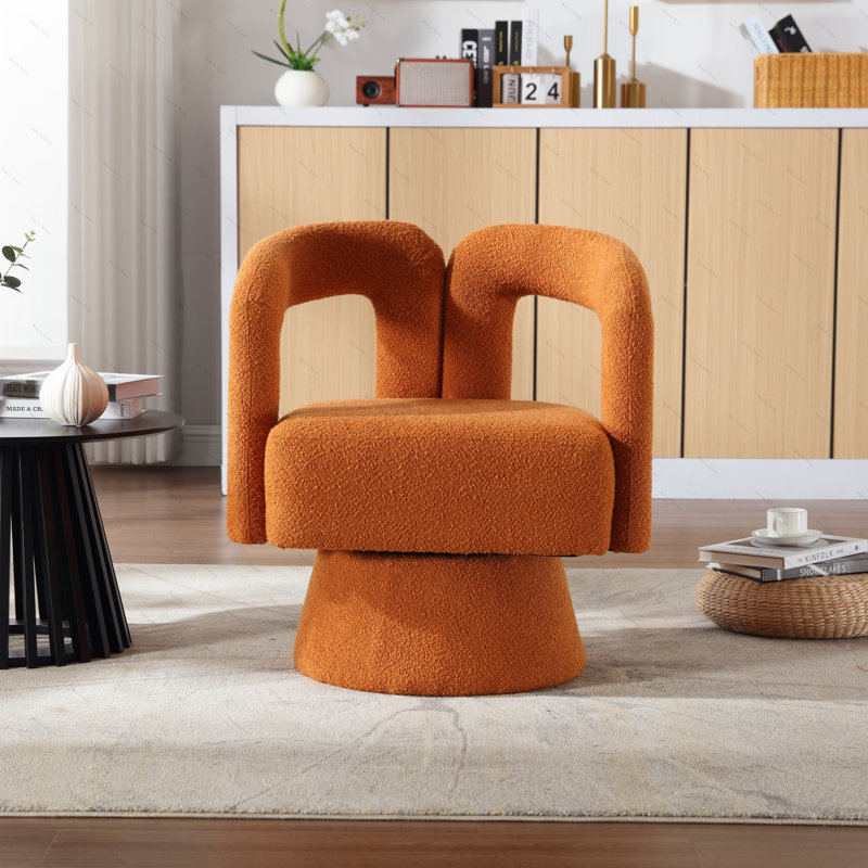 Fauteuil demi-tonneau Accent, Boucle orange