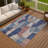 Machine Washable Indoor/Outdoor Chantille ACN2376 Abstract Rug-1984846288