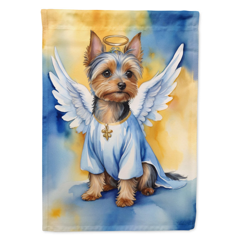 Drapeau de jardin Silky Terrier My Angel