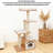 Multi-Layer Plush Cushioned Cat Tree