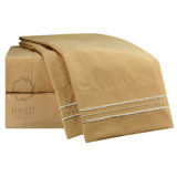 Microfiber Striped Sheet Set