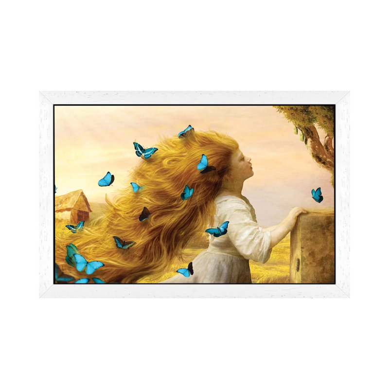 Unfurling Glory by Diogo Verissimo - Floater Frame Print on Canvas, White Framed, 66.04 cm H x 45.72 cm W