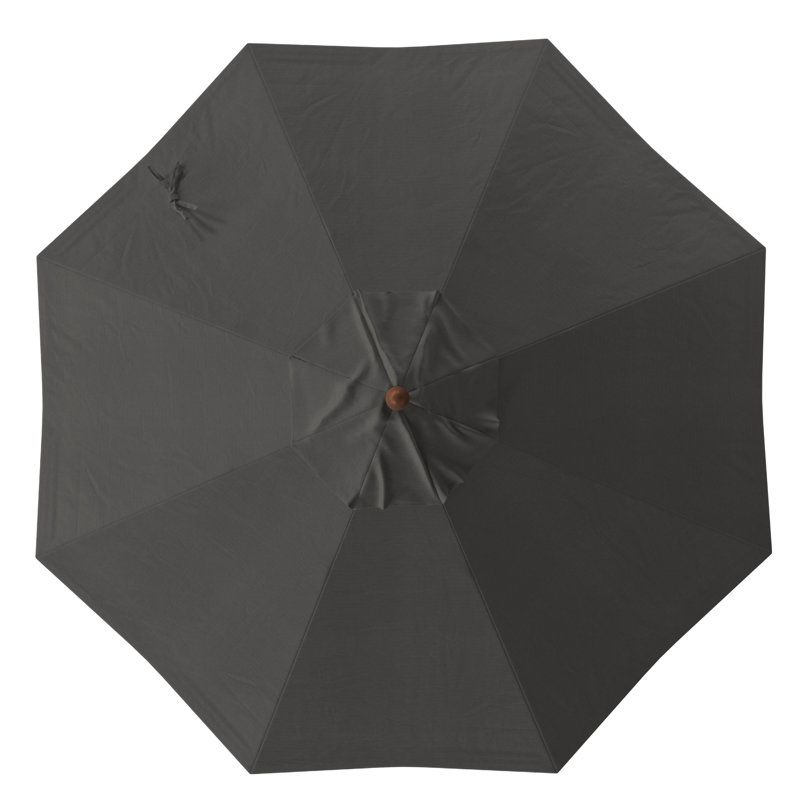 Parasols de marché 9 pi Jimerson, Toile gris anthracite Sunbrella®
