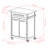 Baca Solid Wood Kitchen Cart