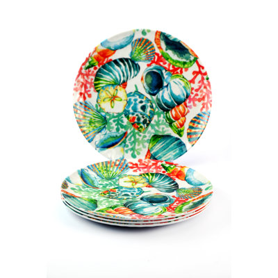 Sarahi 4 Piece Melamine Dinnerware Set - Service for 4