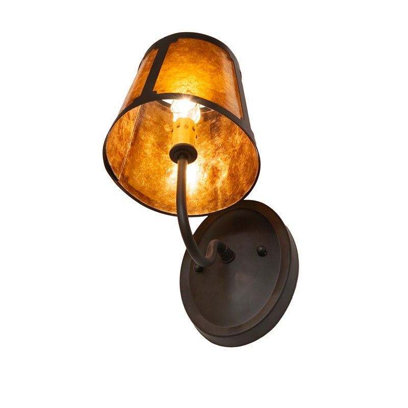 1 - Light Armed Sconce, Amber