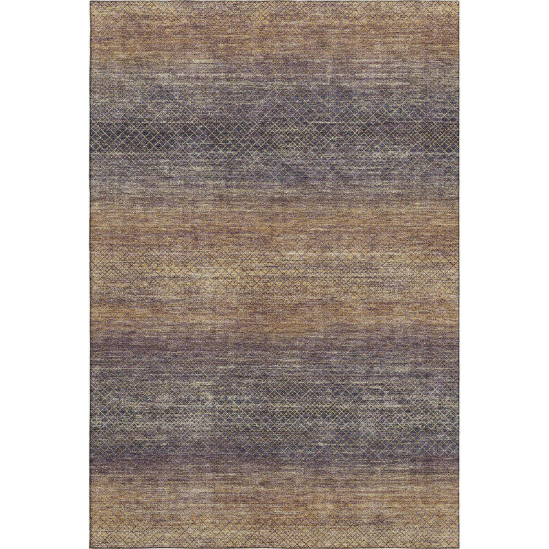 Premium Machine Washable Ariel Geometric Rug, Rectangle 2'6" x 3'10"