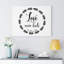 Love Never Fails Corinthians 13:8 1 Piece Wrapped Canvas Wall Art-1132119629