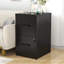 Classeur vertical en métal à 2 tiroirs Abheek - Rangement robuste en acier pour bureau personnel, support pour imprimante, format A4-735549572