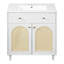 Meuble-lavabo 30 po Boho-Chic Rattan-1995126673