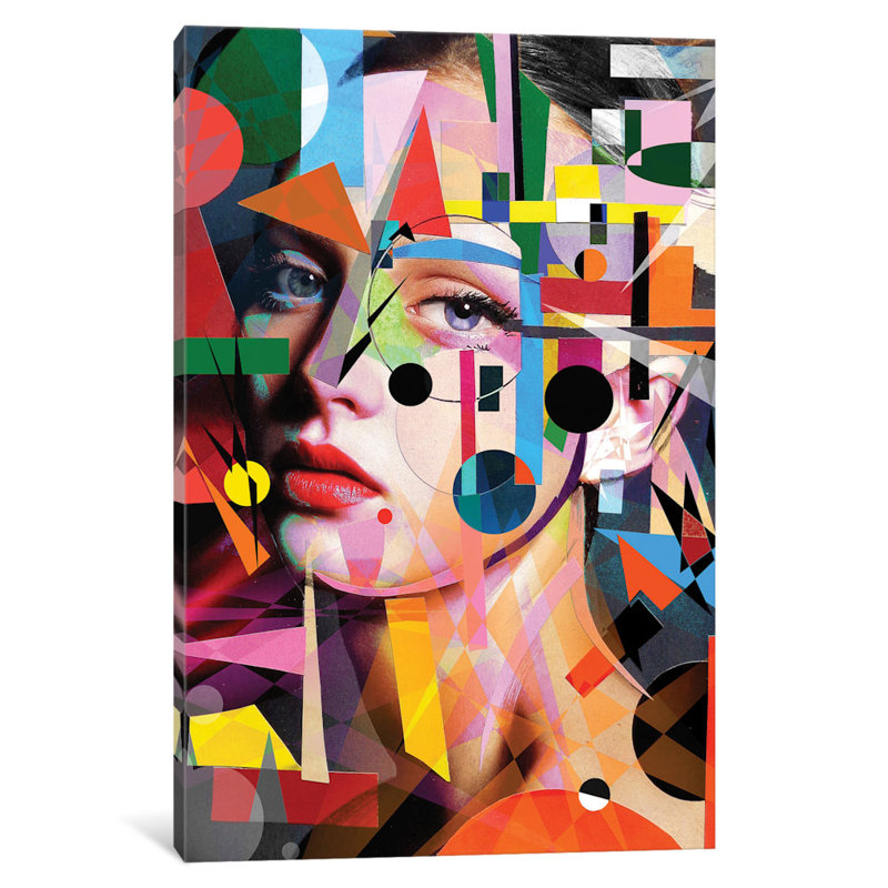 « it love colors », reproduction d’impression sur toile, H 18 po x l 12 po x P 1,5 po, Toile tendue, Pas de tapis