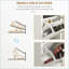 Armoire de rangement pour chaussures avec compartiment ouvert 2 tiroirs rabattables | Minimaliste | Blanc cassé