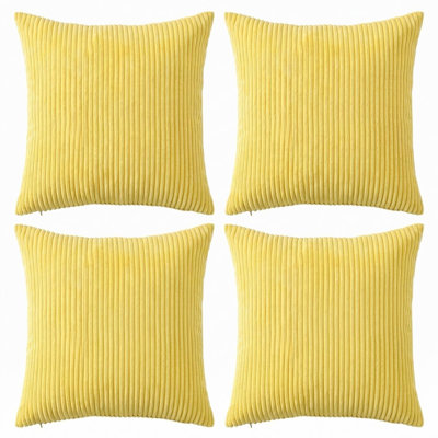 Housse de coussin simple à rayures