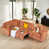 Chenille orange est en rupture de stock