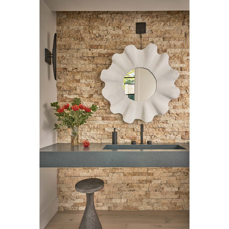 Weekender Round Aluminium Wall Mirror