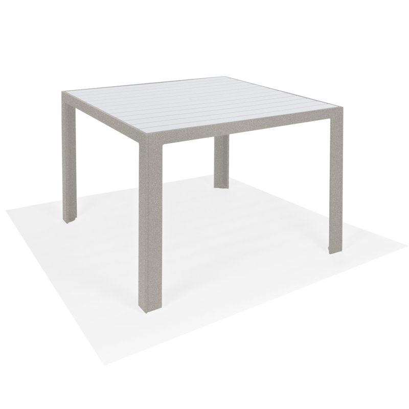 Table de balcon de Hamilton (PEHD) de 42 po² avec trou Umb (montage en surface) Hamilton, H 34,5 po x l 41,5 po x P 41,75 po