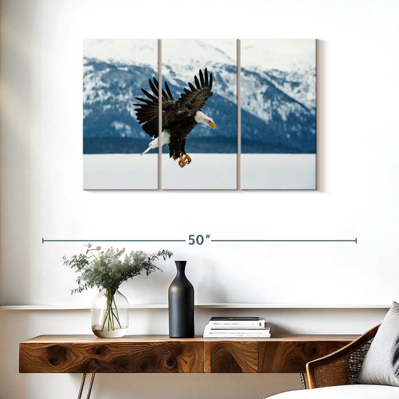 Brampt Alaskan Eagle, 24" H x 38" W