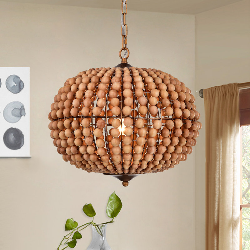 Lustre globe à 3 lumières Alvis