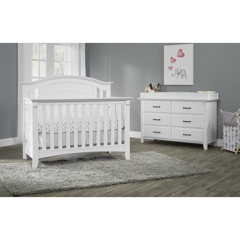 Ensemble de chambre de bébé convertible Willowbrook, Blanc