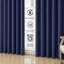 Premium Blackout Eyelet Curtain Panels - Thermal Insulated, Noise Reducing Grommet Room Darkening Window Curtains for Bedroom and Living Room-1950068616-1950068627