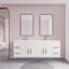 Ensemble de meuble-lavabo double mural 70,5 "Bensley-508742710