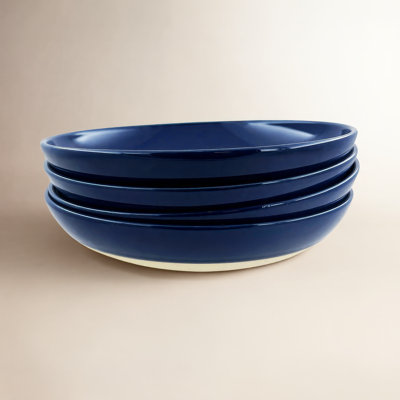 Shell Bisque Porcelain Pasta Bowl