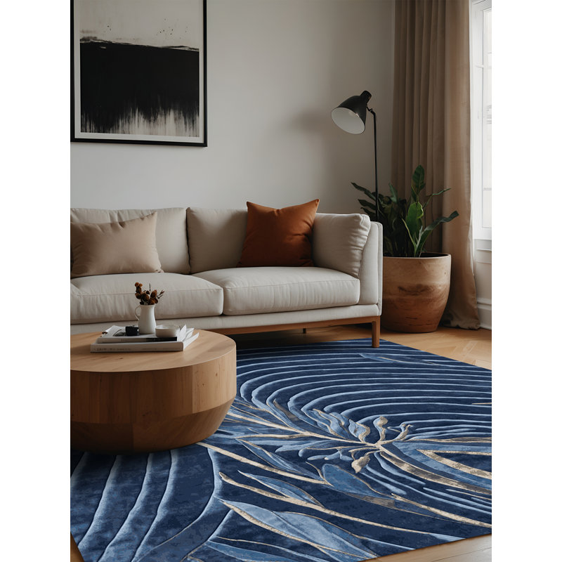 Tapis gris lavable à la machine, Carré 8 pi