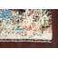 Tapis oriental contemporain abstrait à motif végétal noué à la main 4 x 6